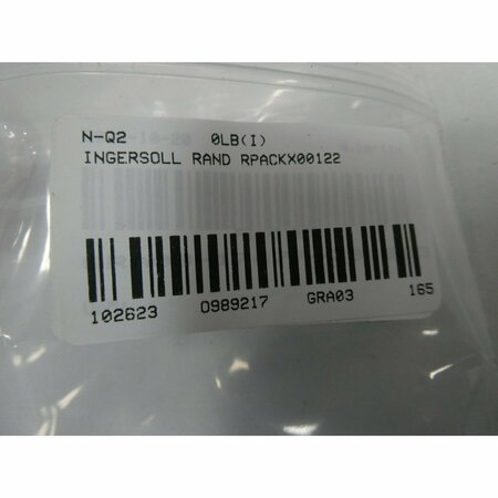 Ingersoll-Rand PACKING KIT 3/4IN STEM 3-9/16IN BOSS VALVE PARTS AND ACCESSORY RPACKX00122
